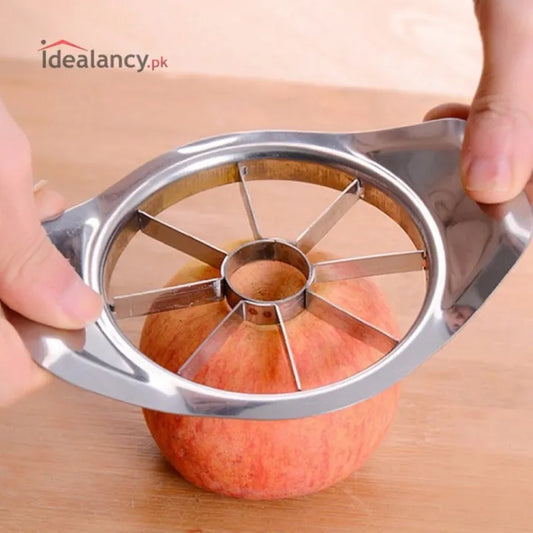 Stainless Steel Apple(Fruit) Cutter. Easy to use. Best quality product on trending. Cut your fruits in style.